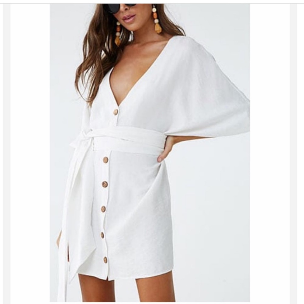 Super cute button up dress